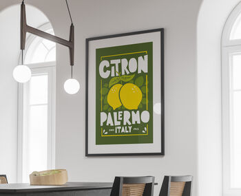 Citron Palermo Italian Lemons Print, 2 of 9