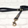Waterproof Dog Collar And Lead Set Black Ab, thumbnail 3 of 3