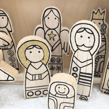 Christmas Nativity Scene With Figures, 2 of 3