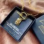 Chunky T Bar Zodiac Star Sign Necklace, thumbnail 3 of 12