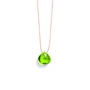 August Peridot Fine Cord Birthstone Necklace, thumbnail 2 of 6