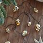 Gold Pinecone LED Light Chain LED, thumbnail 1 of 2