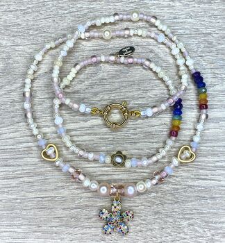 Pearl, Daisy And Rainbow Bracelet, 8 of 9