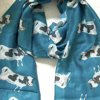 Cow Print Scarf, 2 of 5