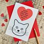 Personalised Cat Fur Baby Birthday Card, thumbnail 1 of 3