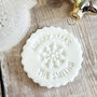 Personalised Snowflake Christmas Cake Embosser Cupcakes Biscuits, thumbnail 3 of 5