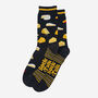 Men's Cheese Board Bamboo Socks Black, thumbnail 2 of 4