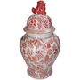Chinoiserie Ginger Jar Pot And Vase Boxtel Red Porcelain, thumbnail 6 of 8