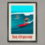 Personalised Surfing Poster, thumbnail 1 of 6