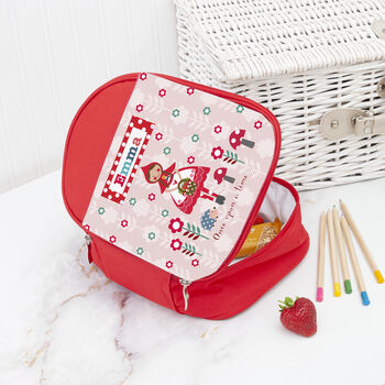 Personalised Little Red Riding Hood Lunch Bag, 5 of 9