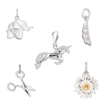 Selection Of Sterling Silver Charms, 6 of 12