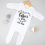 Personalised First Father's Day Mono Bodysuit, thumbnail 7 of 11