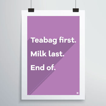 Teabag First Print, 4 of 12