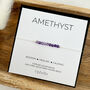 Amethyst Silk Bracelet February Birthstone Jewellery, thumbnail 1 of 6