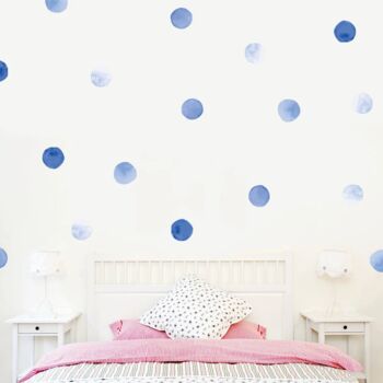Polka Dots Blue Baby's Nursery Wall Decor, 11 of 12