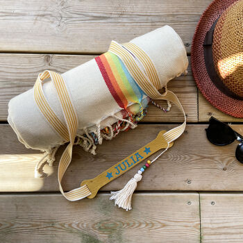 Personalised Cotton Towel Shawl, Christmas Gift For Couples, 8 of 12