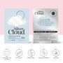 Silver Cloud White Satin Pillowcase Four Pack, thumbnail 2 of 9