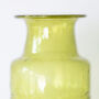 Petite Recycled Green Glass Vase, thumbnail 2 of 5