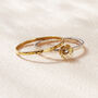 18 Carat Gold And Sterling Silver Diamond Flower Ring, thumbnail 5 of 7