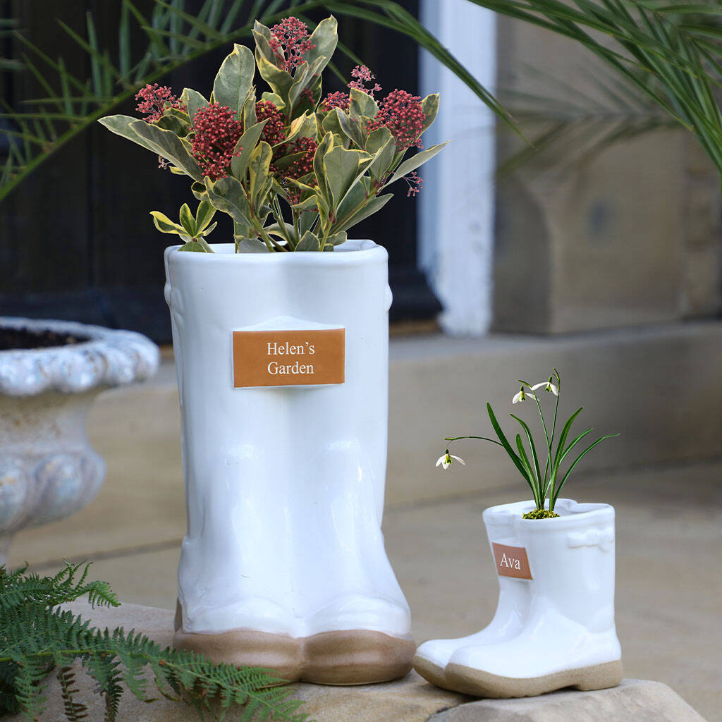 ceramic wellies