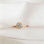 Diamond Solitaire Ring On 18ct Gold, thumbnail 2 of 4