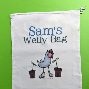 Personalised Welly Boot Bag, 7 of 9