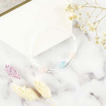 Morganite Wish For Emotional Healing Bracelet, 2 of 4
