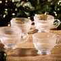 Luxury Embossed Glass Christmas Mugs, thumbnail 6 of 6