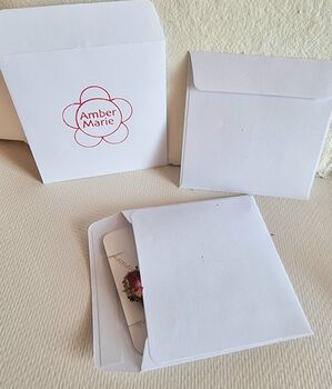 Gold Floral Initial Letter Charm Pendant Gift With Stand, 7 of 9