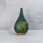 Teardrop Planter | Copper And Forest Green, thumbnail 1 of 6