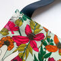 Vivid Blooms Floral Luxury Cotton Handmade Apron, thumbnail 9 of 11