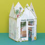 'Happy Birthday' Greenhouse 3D Fold Out Card, thumbnail 1 of 3