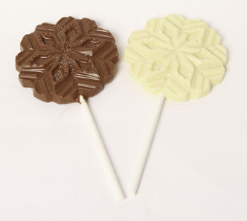 Snowflake Chocolate Lollipop, 3 of 5