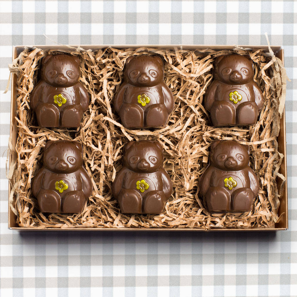 Organic Milk Chocolate Bears By Ms Cocoa