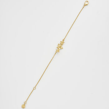 Gold Jasmine And Pearl Bracelet, 6 of 10