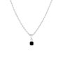 Mini Black Onyx Pendant Necklace For Men, thumbnail 7 of 12