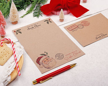 Personalised Letter To Santa And Blank Letter For Response With Sleigh Design, 5 of 5