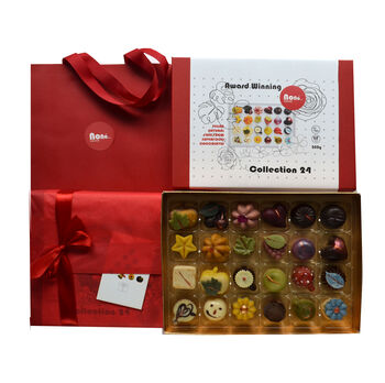 New Nono Cocoa 24 Collection Vegan Chocolate Gift Box, 3 of 3