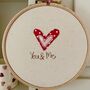 Valentine Embroidery Hoops, thumbnail 2 of 4