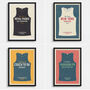 Personalised Running Vest Print No Stripes, thumbnail 5 of 5