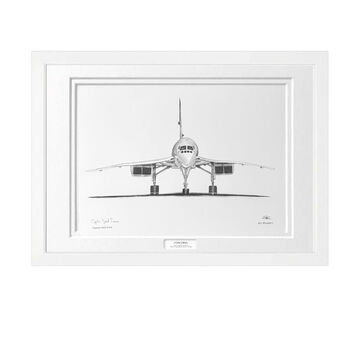 Concorde Aircraft Limited Edition Signed Framed Print, 4 of 7