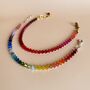 Rainbow S Crystal Bracelet, thumbnail 5 of 7