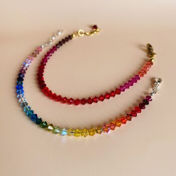 Rainbow S Crystal Bracelet, 5 of 7