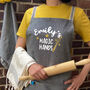 Personalised Soft Cotton Apron, Tea Towels, thumbnail 1 of 12