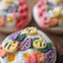 Personalised Bumble Bee Meadow Letterbox Biscuits, thumbnail 9 of 9