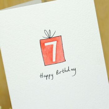 Personalised ‘Birthday Present’ Handmade Card, 6 of 12