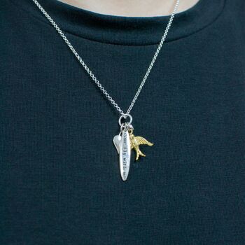 Sterling Silver Come Fly With Me Charms Necklace, 2 of 7