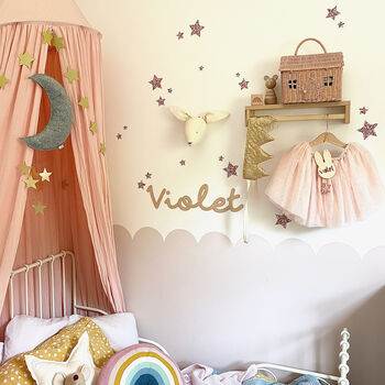 Liberty Fabric Star Wall Stickers, 4 of 7