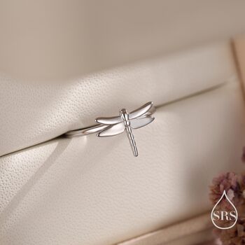 Sterling Silver Dragonfly Ring, 2 of 12