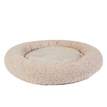 Natural Plush Donut Bed Large, 4 of 4